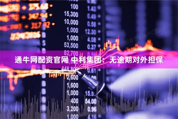 通牛网配资官网 中利集团：无逾期对外担保