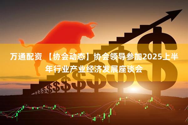 万通配资 【协会动态】协会领导参加2025上半年行业产业经济发展座谈会